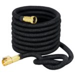 VicTsing 50ft Expanding Hose, Strongest Expandable Garden Hose with Double Latex Core, Solid Brass Connector and Extra Strength Fabric for Car Garden Hose Nozzle