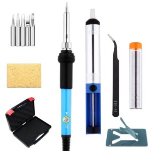 Tabiger Soldering Iron 60W 110V-Adjustable Temperature Welding Soldering Iron with Tool Carry Case