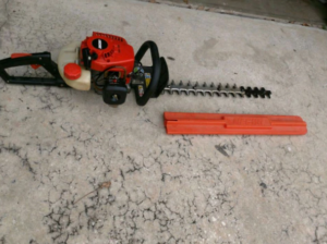 hedge trimmer and cover