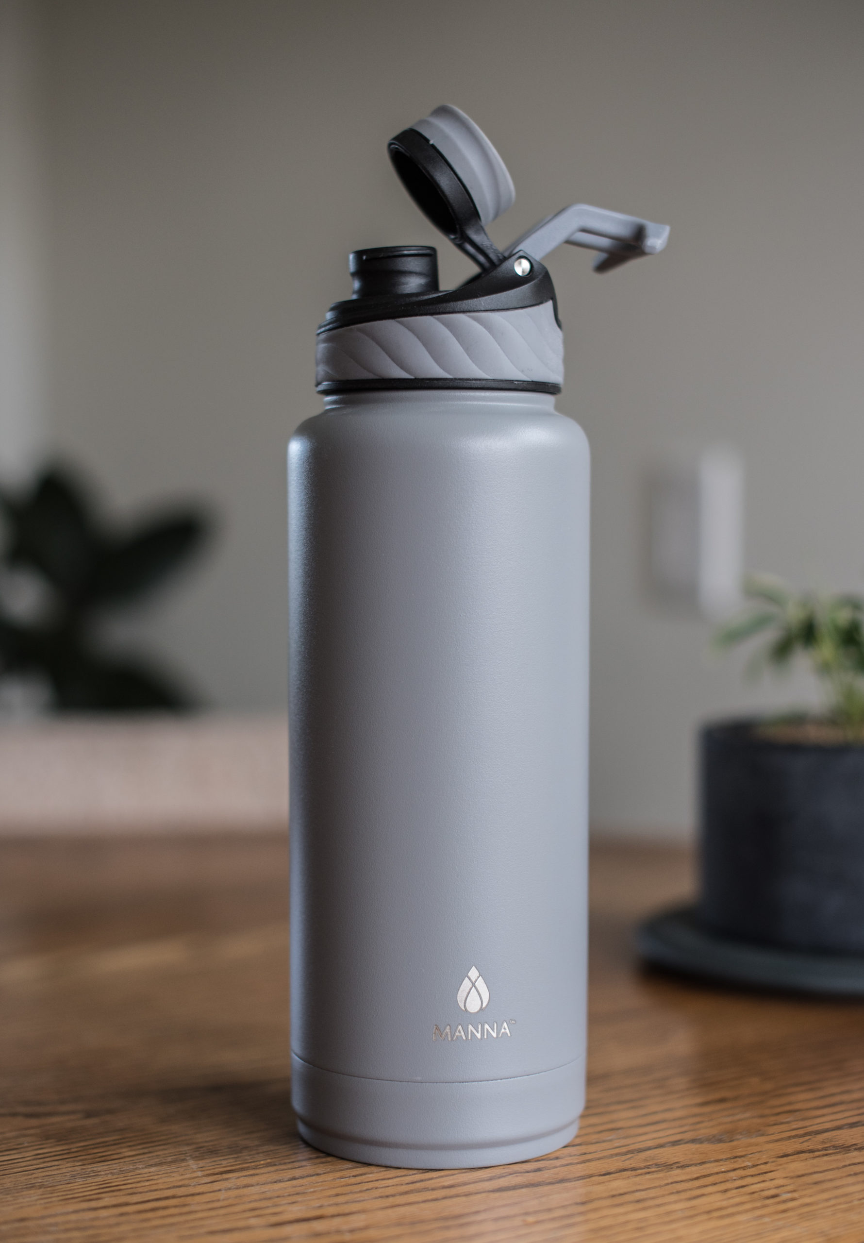 Simple Modern 12oz Ascent Water Bottle - Stainless Steel Hydro w/ Handle  Lid - Double Wall Tumbler Flask Vacuum Insulated Silver Small Reusable  Metal Leakproof Kids -Simple Stainless 