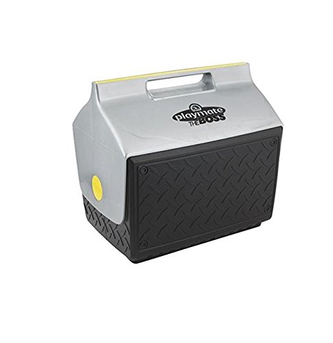 Igloo 14.8 Quart Playmate Cooler With Industrial Diamond Plate Exterior Design