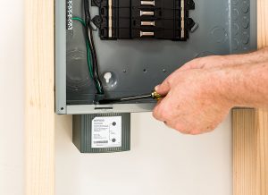 Schneider surge suppressor installed