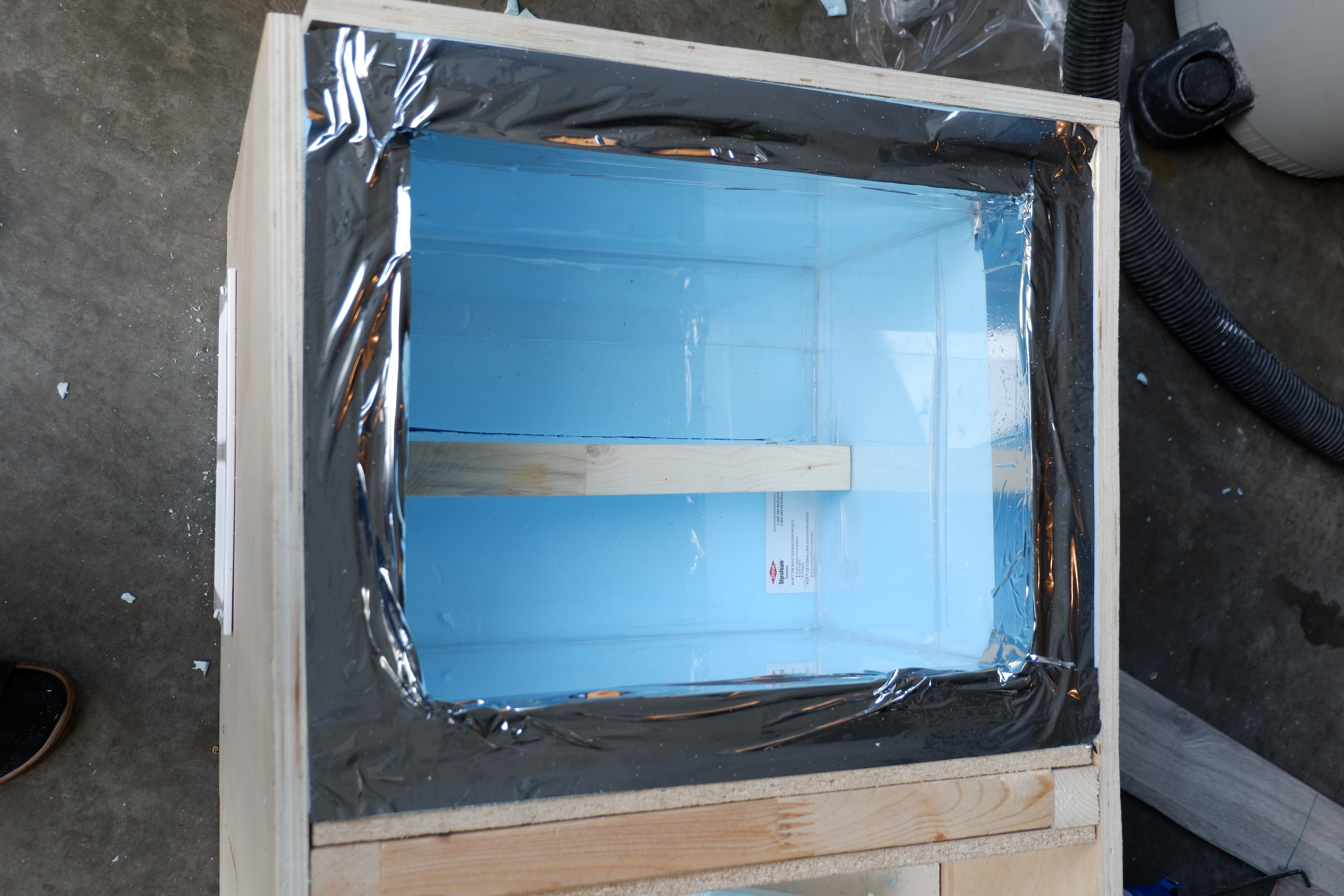 Insulating a cooler 2024 with spray foam